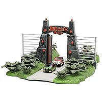 Nano Scene Jurassic Park 30th Anniversary Jurassic Gate Diorama w/ Two 1.65