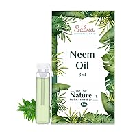 Oil|100% Pure & Natural Undiluted Carrier Oil Organic Standard for Skin & Haircare|Therapeutic Grade Oil, Healthy Skin & Hair-(3ML Sample) (NEEM Oil)