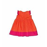 Little Girls' Picture Dress 2T Orange/Pink