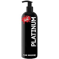 Wet Platinum Silicone Based Lube 16 oz Bottle, Premium Personal Luxury Lubricant, Men, Women & Condom Compatible Water Resistant Non Sticky Hypoallergenic Paraben Free