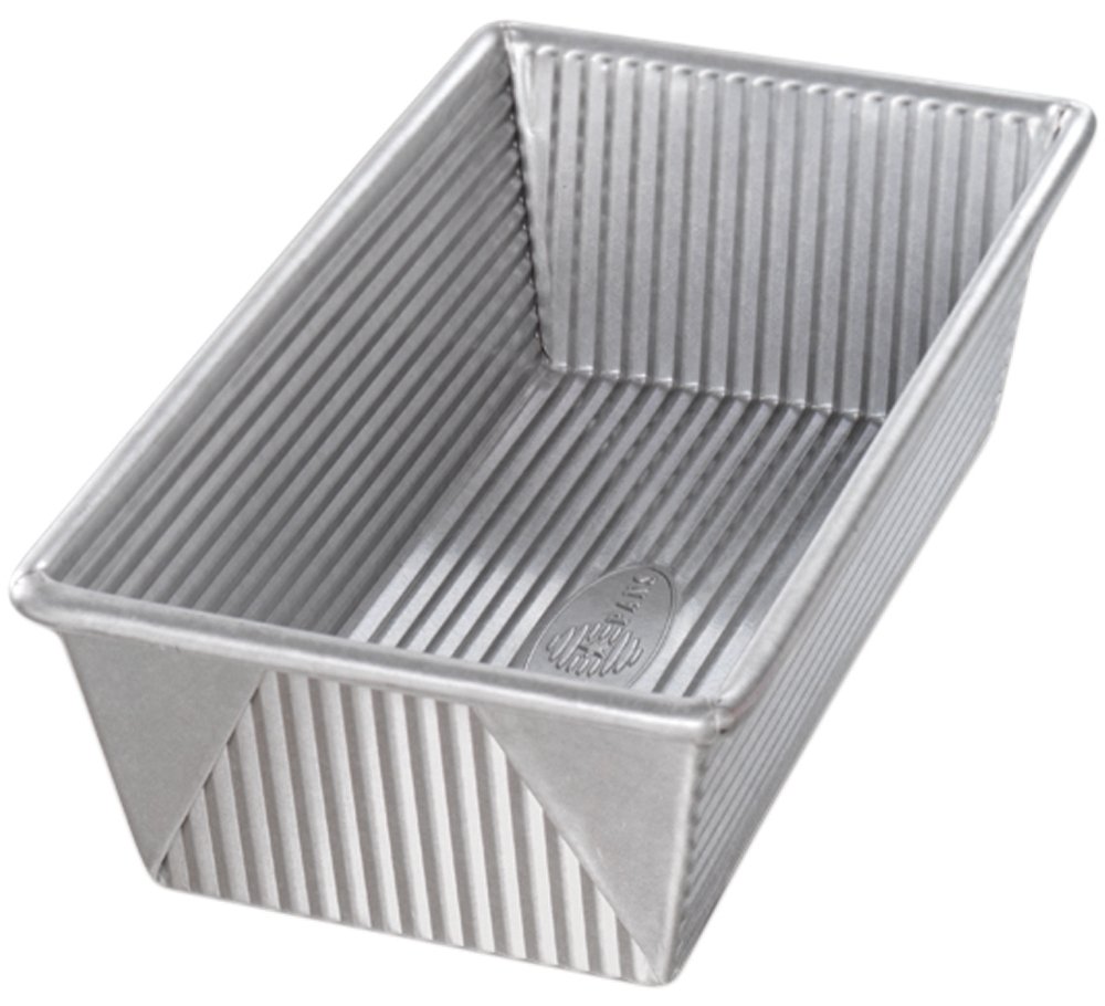 USA Pan 1145LF Bakeware Aluminized Steel 1.25 Lb Loaf Pan, Medium, Silver