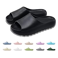 Cloud Slides for Women Men Adult Non Slip Slides Comfortable Lightweight House Slippers Open Toe Shower Shoes Indoor&Outdoor