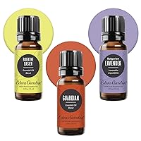 Essential Oil Well-Being Set, 3 Pure Essential Oils for Diffusers for Home, Aromatherapy Diffuser Oil Scents - Breathe Easier, Guardian, Lavender- 3 x 10 ml by Edens Garden