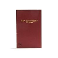 CSB Pocket New Testament with Psalms, Burgundy Trade Paper, Red Letter, Concise Format, Evangelism, Outreach, Easy-to-Read Bible Serif Type CSB Pocket New Testament with Psalms, Burgundy Trade Paper, Red Letter, Concise Format, Evangelism, Outreach, Easy-to-Read Bible Serif Type Paperback