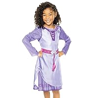 Asha Dress Authentic Movie Licensed Fashion, Adventure Outfit Fits Children Sizes 4-6X