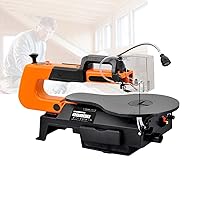 Qiangcui Adjustable Scroll Saws,Electric Scroll Saw 120W with Pin and Pinless Blades,Cutting Thickness 50Mm/2