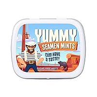 GearsOut Yummy Seamen Mints - Wintergreen Funny Mints Tin - Stocking Stuffers - Sailor Captain Sailing Boating Novelty Candy for Adults Made in America, 1 ounce,White