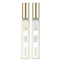 Lavanila Roller Perfume Set of 2, Includes Pure Vanilla + Vanilla Coconut - The Healthy Fragrance for Women, Clean and Natural