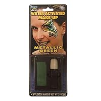 Face Paint w/Applicator - Metallic Green (9 gm)