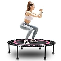 Rebounder Trampoline for Adults,40 inch Mini Trampoline, Bungee Rebounder Exercise Trampoline for Adults Fitness