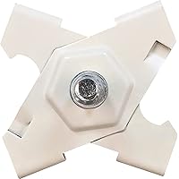 Panavise 863W CCTV T-Bar Ceiling Clip Base (Cream)