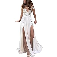 A-Line/Princess Elegant Bridal Gown,Reception Dresses Sweep/Brush Train Sleeveless Wedding Dresses 2024 HF021