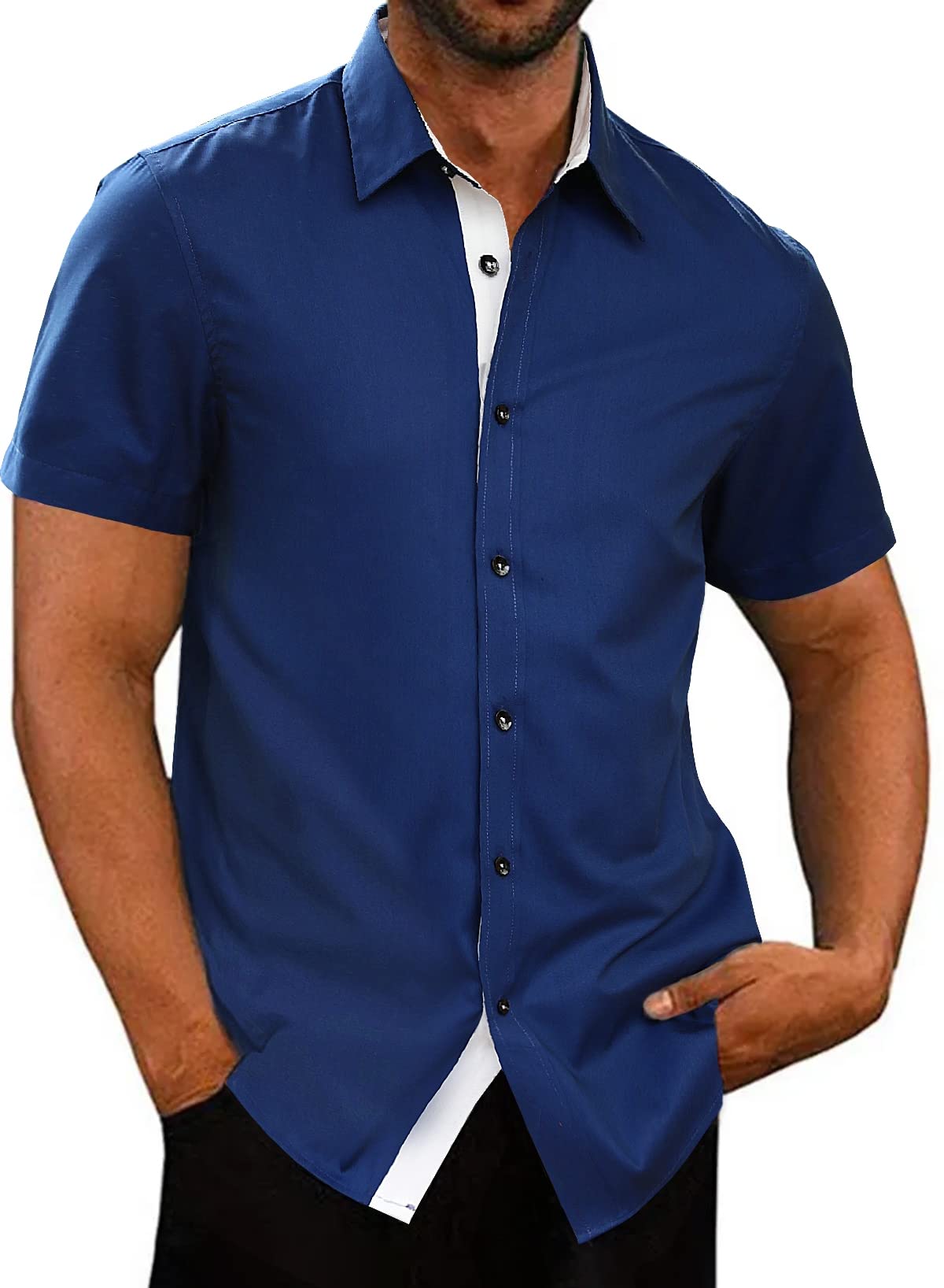 Men's Short Sleeve Shirts: Casual & Wrinkle-Free Shirts