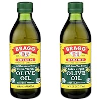 Olive Oil, Organic Extra Virgin, 16 fl oz (Pack of 2)