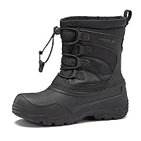 LONDON FOG Kenji Snow Boots for Kids - Insulated Waterproof Winter Girls and Boys Snow Boots Size Little Kid and Big Kid 11 to 7 Kids Winter Boots for Boy or Girl