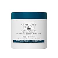 Christophe Robin Purifying Pre-Shampoo Mud Mask With Thermal Mud - Pre-Wash Oily Scalp Treatment 8.4 fl. oz