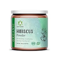 Organic Hibiscus Powder (SABDARIFFA)100% Pure, Natural and Organic For Hair, Skin and Health 5.29 Oz / 150g