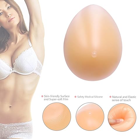 Silicone Breast Form Mastectomy Prosthesis Crossdress Transvestite Bra Enhancer Insert One Piece A B C D Cup
