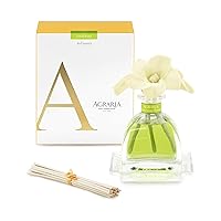 AGRARIA AirEssence Flower and Reed Diffuser Set, Hand Crafted Sola Flower Botanical Home Fragrance Diffuser, Scented Oil Reed Diffuser, Flower and Reed Diffuser Gift Set for All Occasions