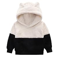 Boys Lions Hoodie Kids Baby Girls Boys Fleece Thick Warm Hooded Outdoor Warm Clothes Smile More Kids Hoodie