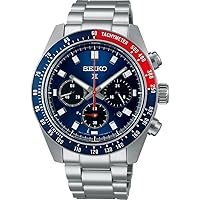 SEIKO Prospex Speedtimer Men's Solar Chronograph Watch, Stainless Steel, SSC913P1, 10 ATM, Blue Dial