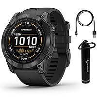 Wearable4U - Garmin Epix Pro Gen 2 Standard Edition: 51 mm Smartwatch|AMOLED Up to 31 Days Battery Life, Multisport & Outdoor GPS Watch w/Flashlights & Gift Bundle