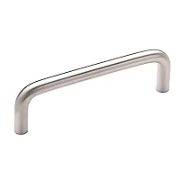 Amerock | Cabinet Pull | Brushed Chrome | 3-1/2 inch (89 mm) Center to Center | Everyday Heritage | 1 Pack | Drawer Pull | Drawer Handle | Cabinet Hardware