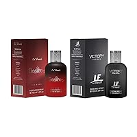 L A French Victory & Desire Perfume Combo for Men & Women | 100ml + 100ml Eau De Parfum | Long Lasting Luxury Fragrance Set | Premium Scent | Perfume Gift Set (Pack of 2)