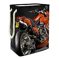 Heavy Motorcycle Foldable Storage Cube Basket Bin for Nursery Playroom Closet Home Organization 19.3x11.8x15.9 in