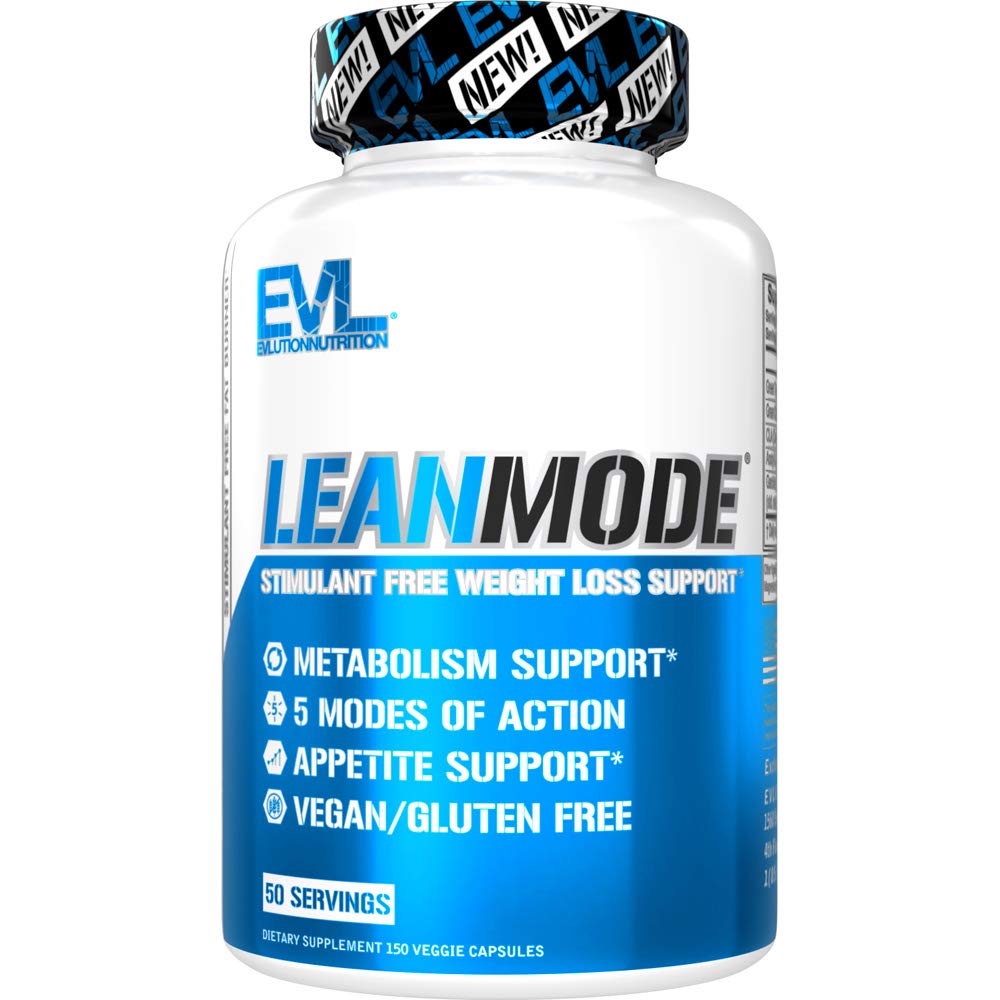 EVL Weight Loss Support Pills - Premium Multipurpose Appetite Metabolism and Fat Loss Support for Men and Women - LeanMode with Green Coffee Bean Extract CLA and Garcinia Cambogia - 50 Servings