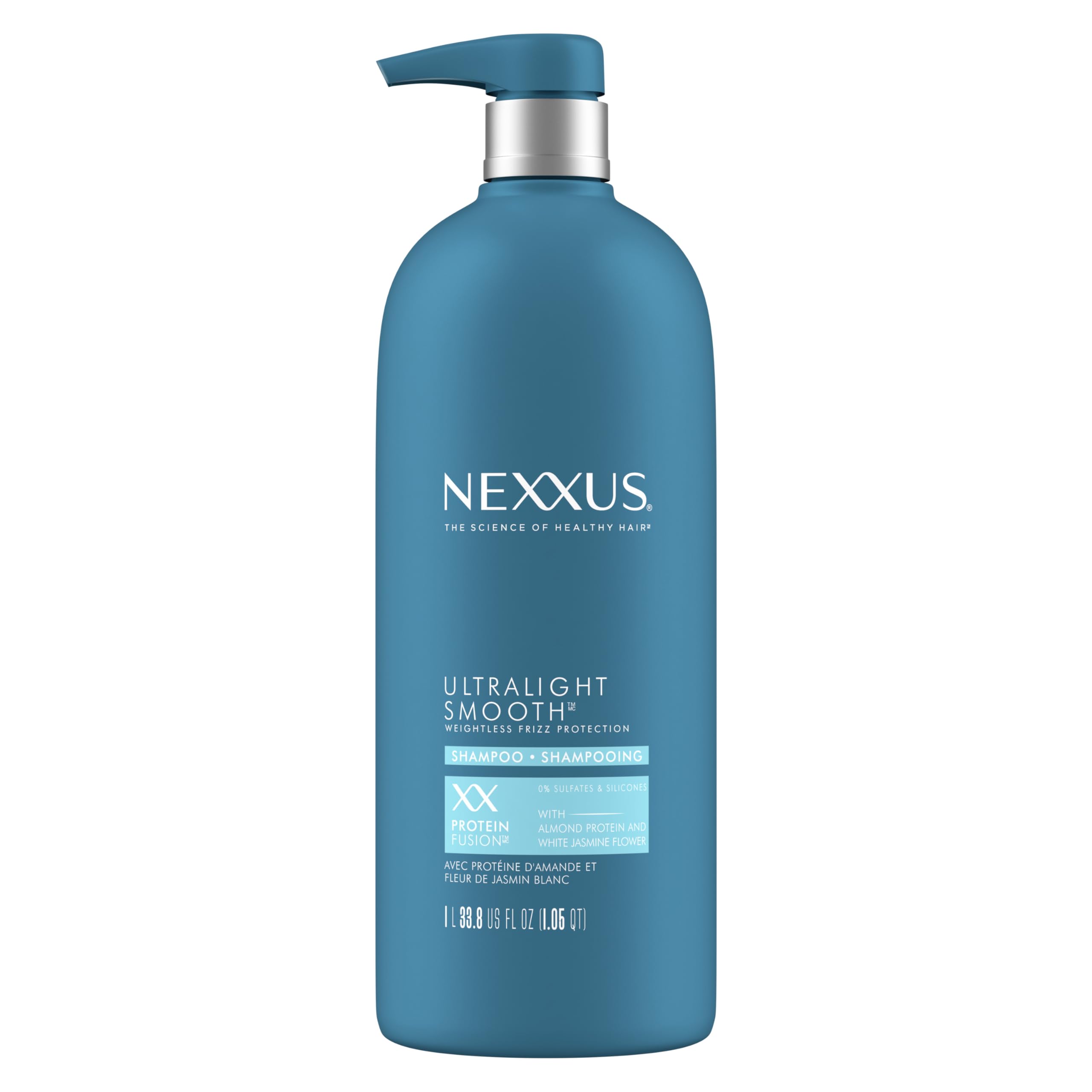 Nexxus Shampoo Ultralight Smooth for Dry & Frizzy Hair Sulfate-Free 33.8 oz