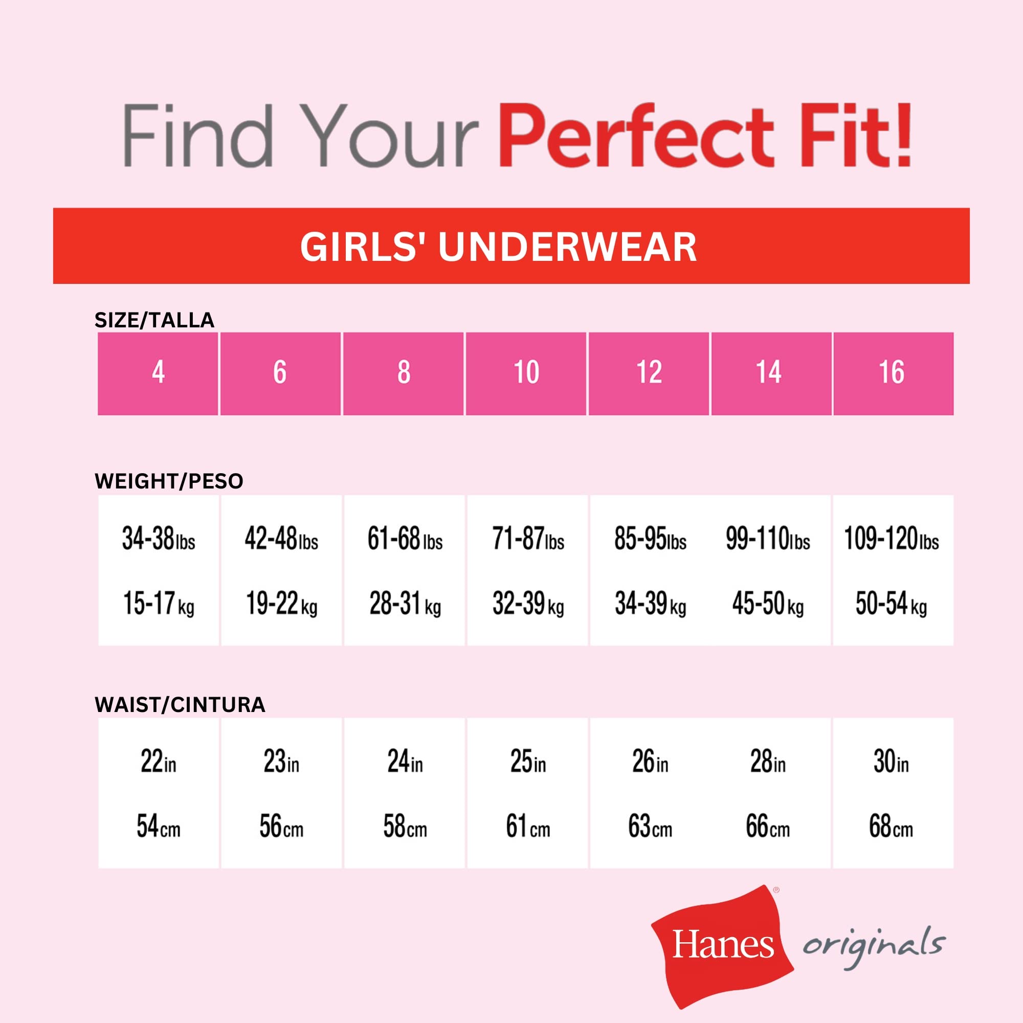 Hanes Tween Girls' Originals Underwear, Boyshort and Hipster Stretch Cotton, 6-Pack