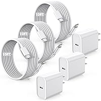 Fast Charger for iPhone 15 Charger,10FT Extra Long iPhone 15 Charger Fast Charging 3Pack USB-C Wall Charger Bolck USBC To USB C Fast Charging Cable Cord for iPhone 15 Pro Max/15 Plus,iPad Pro/Air/Mini