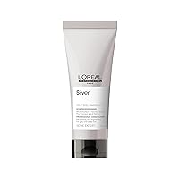L'Oreal Professionnel Color Depositing Purple Conditioner | Neutralizes Unwanted Brassy & Yellow Tones | For Natural, Colored, or Bleached White, Silver, & Blonde Hair | 6.8 Fl. Oz.