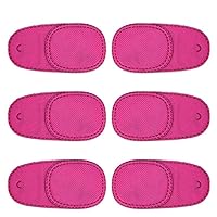 12 Pcs Kid's Eye Patches for Glasses Medical Eye Patch for Children Treating Lazy Eye Amblyopia Strabismus and After Surgery, Left Eye+Right Eye (Pink)
