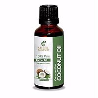 Coconut Oil 100% Pure Undiluted Natural Uncut Therapeutic Grade Cold Pressed Carrier Oils for Skin, Hair and Aromatherapy 500ML