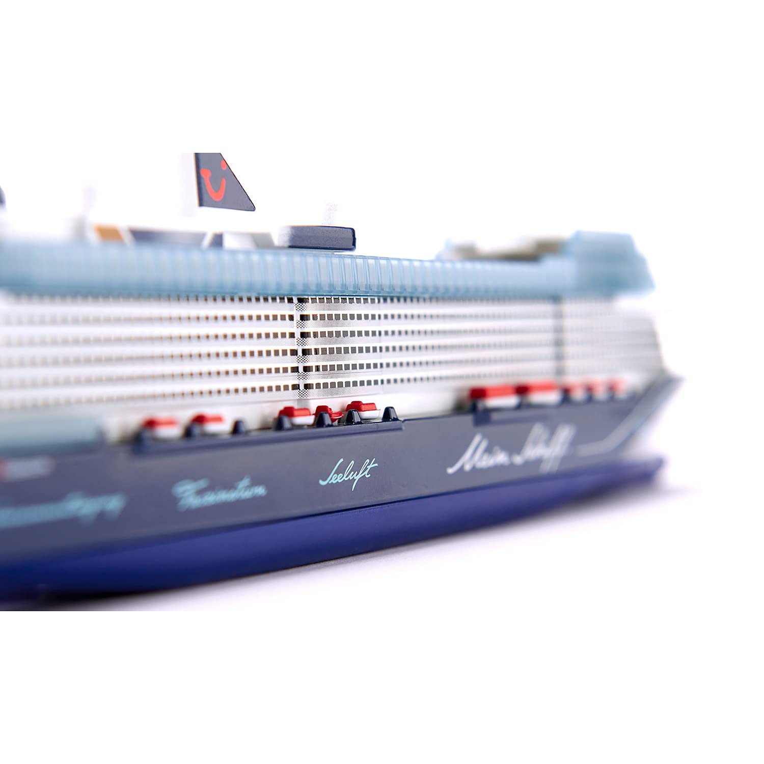 Siku 1730, Toy Cruise 1, 1:1400, Metal/Plastic, Blue/White, Not Floatable for Unisex Children