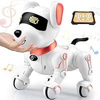 Robot Dog Toys for Kids 8 9 10 11 12, Remote Control Dogs, Robot Dog for Kids 8-12, Pet Robotic, Electric Dog Toy, Robotic Dogs, Toys for 5 6 7 8 9 10 11 12 Years Old Boys Girls, Pink