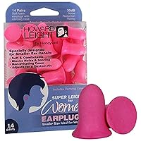 Howard Leight Women Earplugs Pink 14 Pr