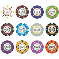 The Mint 14gm Clay Composite Poker Chip Sample Set - 12 New Chips!