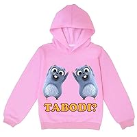 Boys Girls Grizzy and The Lemmings Printed Hoody,Soft Cute Cartoon Tops with Hood-Casual Sweatshirt for Daily Wear