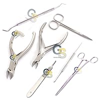 CHIROPODY PODIATRY SUPPLIES TOOLS KIT FOR THICK TOENAILS AND PROCEDURES by G.S ONLINE STORE