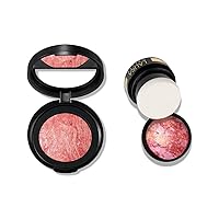 LAURA GELLER NEW YORK Home and Away Kit - Baked Blush-n-Brighten Marbleized Blush, Tropic Hues - Full Size + Travel Size Duo