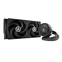 ARCTIC Liquid Freezer III 280 - Water Cooling PC, CPU AIO Water Cooler, Intel & AMD Compatible, efficient PWM-Controlled Pump, Fan: 200-1700 RPM, LGA1851 and LGA1700 Contact Frame - Black