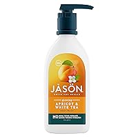 JASON Apricot and White Tea Glowing Body Wash, For a Gentle Feeling Clean, 30 Fluid Ounces