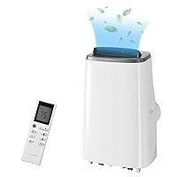 14000 BTU Portable Air Conditioners for Room up to 700 Sq. Ft, 3-in-1 AC Unit, Dehumidifier, and 3-Speed Fan, Portable AC with Remote Control