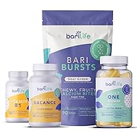 Bari Life Gastric Sleeve and Gastric Bypass Vitamin and Supplement Starter Kit (Grape)