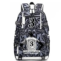 Basketball Player Iverson Multifunction Backpack Travel Backpack Fans Bag For Men Women (Style 5)