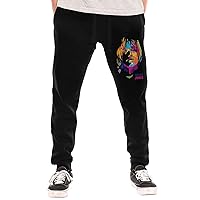 Brian Jones Long Pants Men's Casual Workout Sweatpants Drawstring Waist Jogger Pants