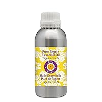 Deve Herbes Pure Tagete Essential Oil (Tagetes minuta) Steam Distilled 630ml (21 oz)